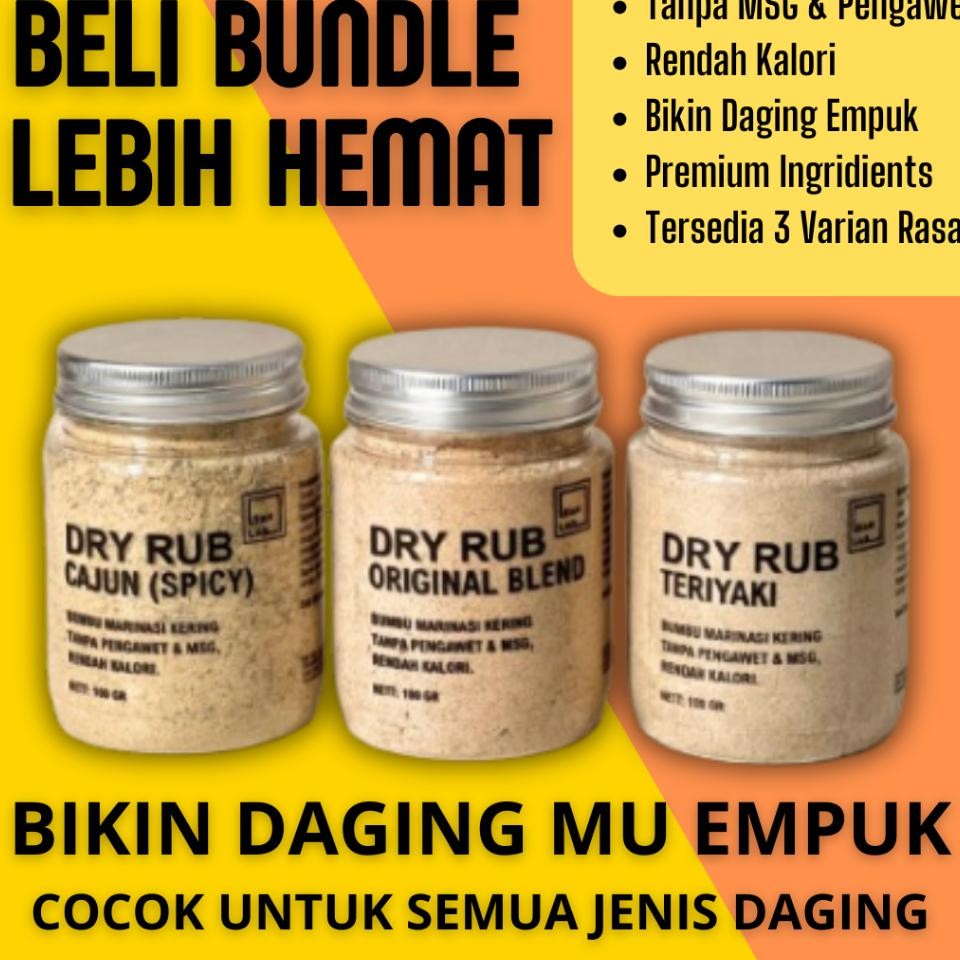 

Bumbu Marinai Erbaguna Dry Rub Lean Lab Lezat Mengempuan Daging Ayam Api Udang Ian Nonmg