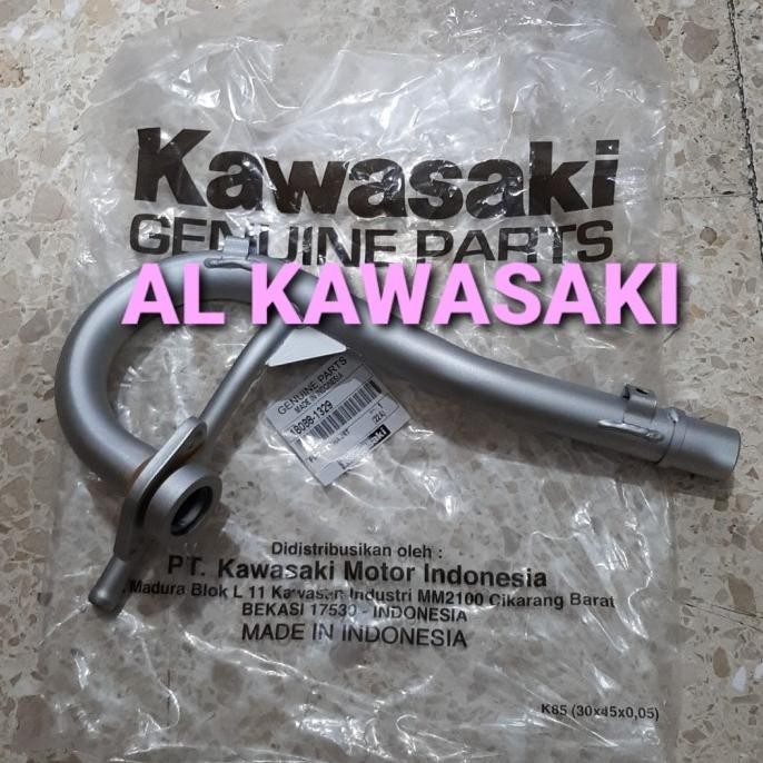 Spesial Leher Pipa Knalpot Klx150 Bf Klx 150 Bf Dtracker 150 Bf Original