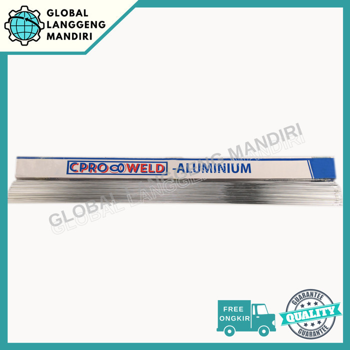 Kawat Las Tig Alumunium Er 5356 2.4Mm Cproweld / Filler 2.4 Mm Er5356