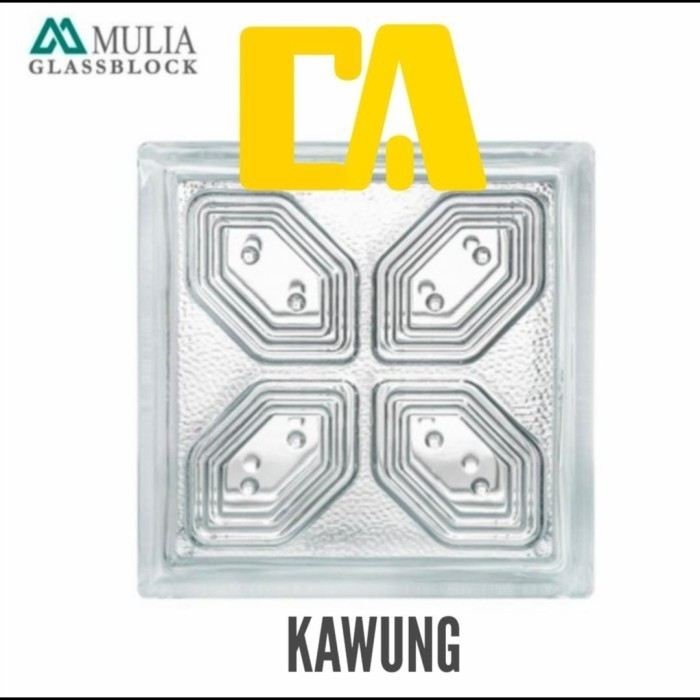 Glassblok / Glassblock / Glass Block Mulia Kawung (Gojek) Dus