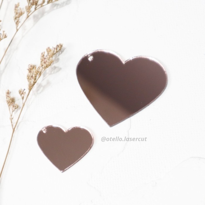 

Tag Hati Akrilik Valentine Hangtag Hiasan Kado Pacar Hampers Gift Love