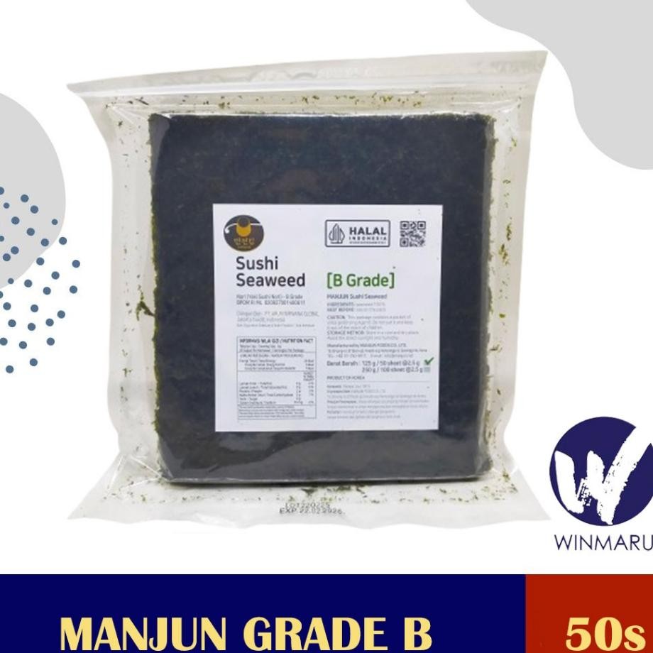 

Manjun Yai Uhi N Eaweed Rumput Laut 50 Heetlembar Manjun Grade B