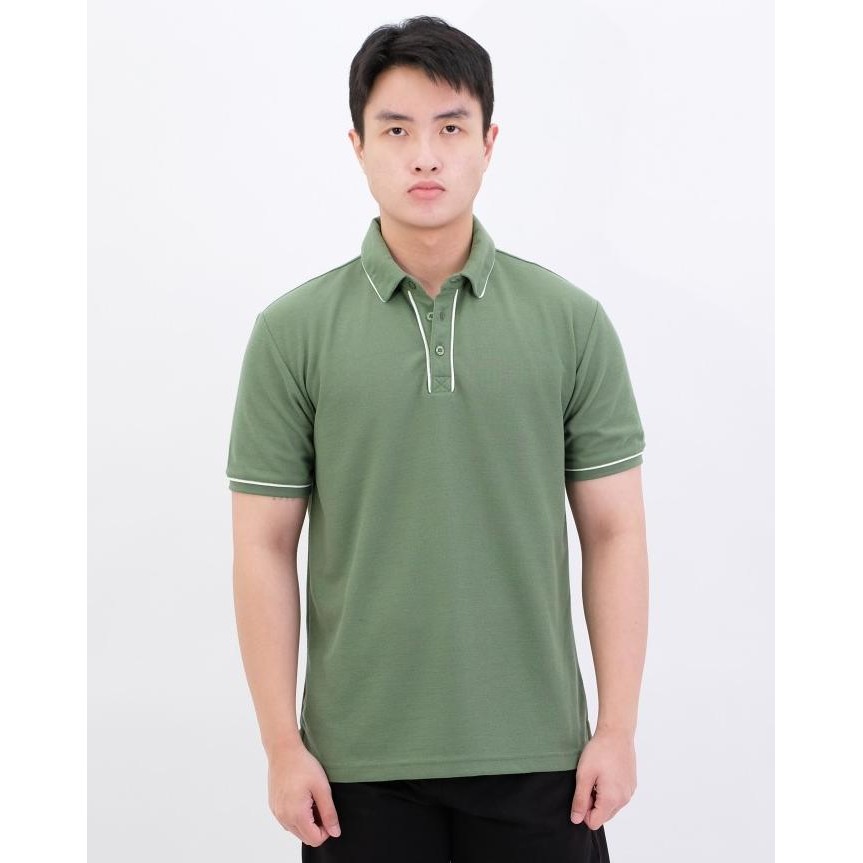 POSHBOY Polo Shirt Barcelona - Kaos Polo Pria Kerah List Lengan Pendek LN