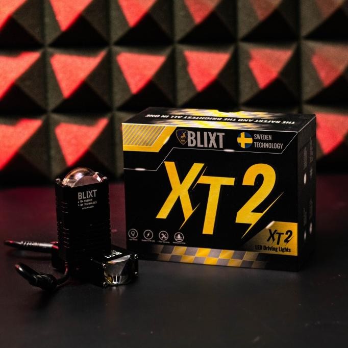 Produk Baru Blixt Mini Projie Laser Xt1 Xt2 Blue Lens Led Projector Mobil Motor Lampu Tembak Sorot G