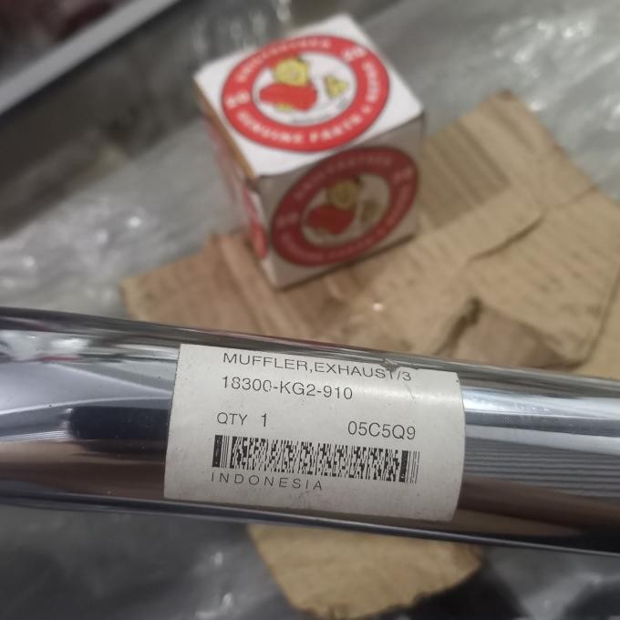 Terjangkau Muffler Exhaust Knalpot Honda Gl Max Pro Series Original Ori Asli Ahm 18300-Kg2-910