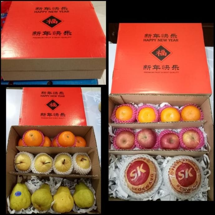 

Grosir Gift Box Imlek Sinchia Custom Berbagai Macam Buah Parcel Buah Hadiah