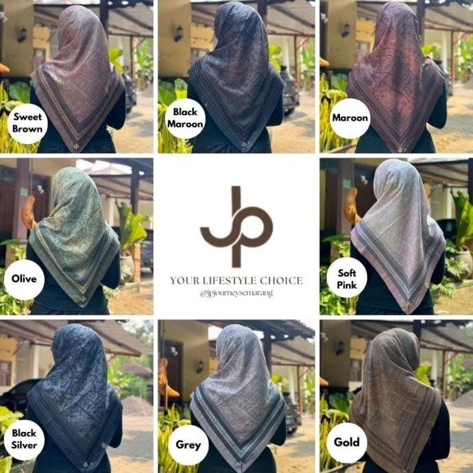Miliki Hijab Jilbab Journey Hijab Ori Premium Raya Series Gradasi Scarf Hijab Motif Scarf Hijab 1