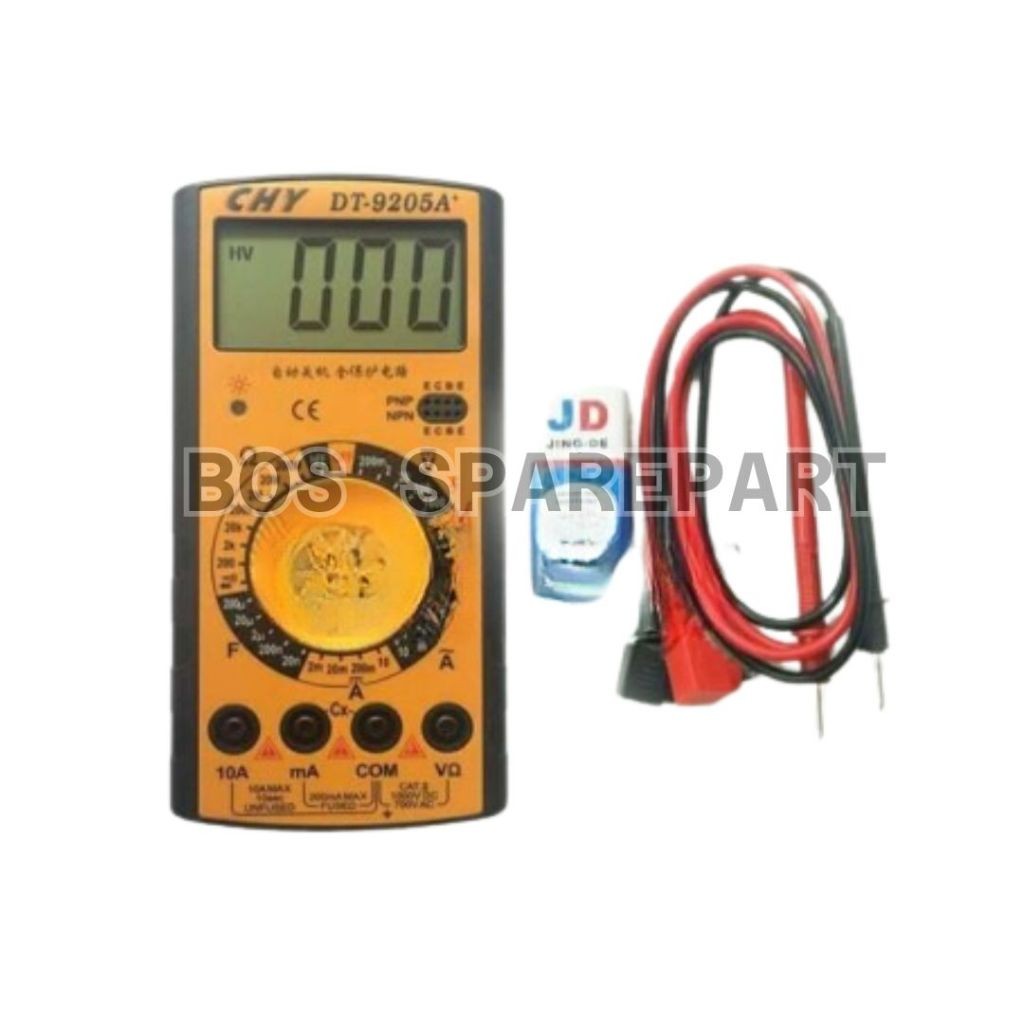 TOOLS MULTITESTER DIGITAL SUNSHINE CHY DT - 9205A+