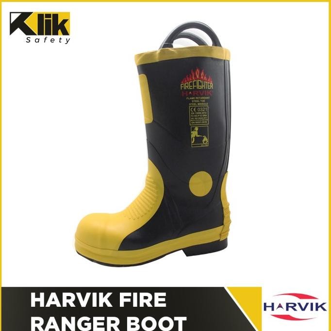 Promo SEPATU PEMADAM KEBAKARAN ORIGINAL HARVIK FIRE RANGER BOOT COD