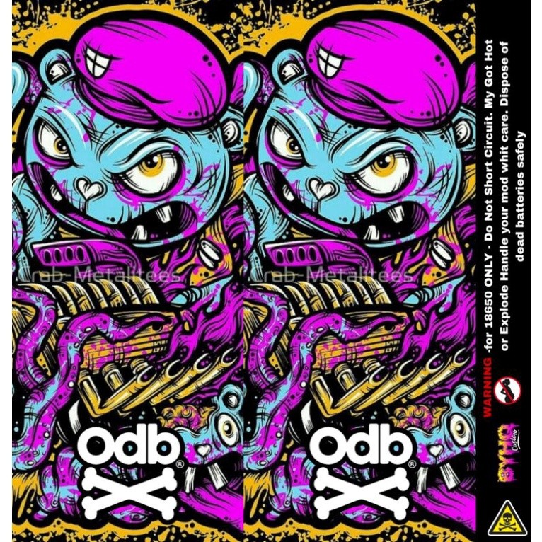 

Premium Cut - Stiker Bateray Odb 18650 24 Garskin Stiker / Case Custom Terlaris 2PCS/ Fullbody