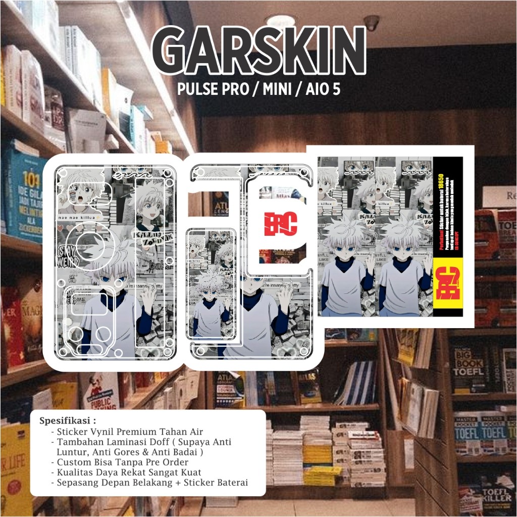 

Premium Cut - Er Concept Sipulse Bulat 18 Garskin Stiker / Case Custom Terlaris 2PCS/ Fullbody