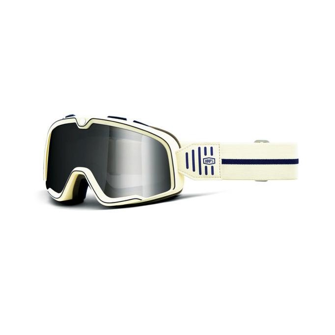 Goggle 100% Barstow Arno White / Goggle Moto Vintage Caferacer Jetski