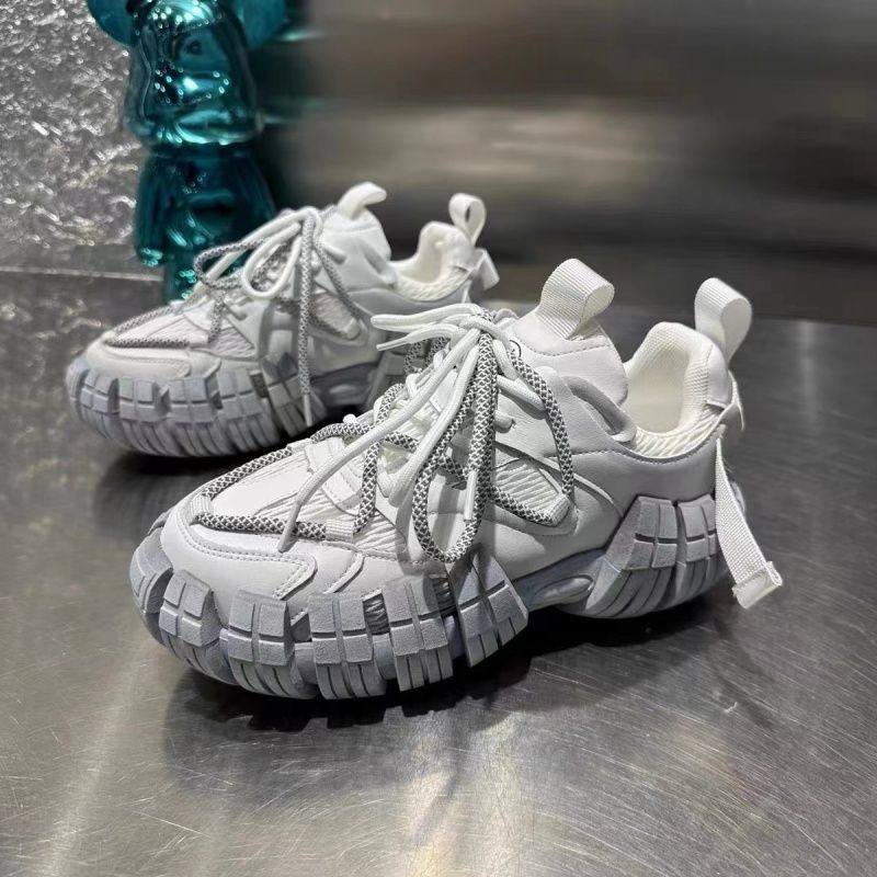 Sepatu Sneakers Ayah Retro Pria Sol Tebal
