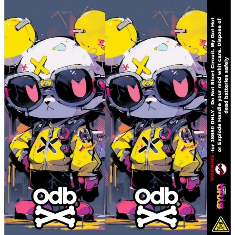 

Premium Cut - Stiker Bateray Odb 18650 22 Garskin Stiker / Case Custom Terlaris 2PCS/ Fullbody