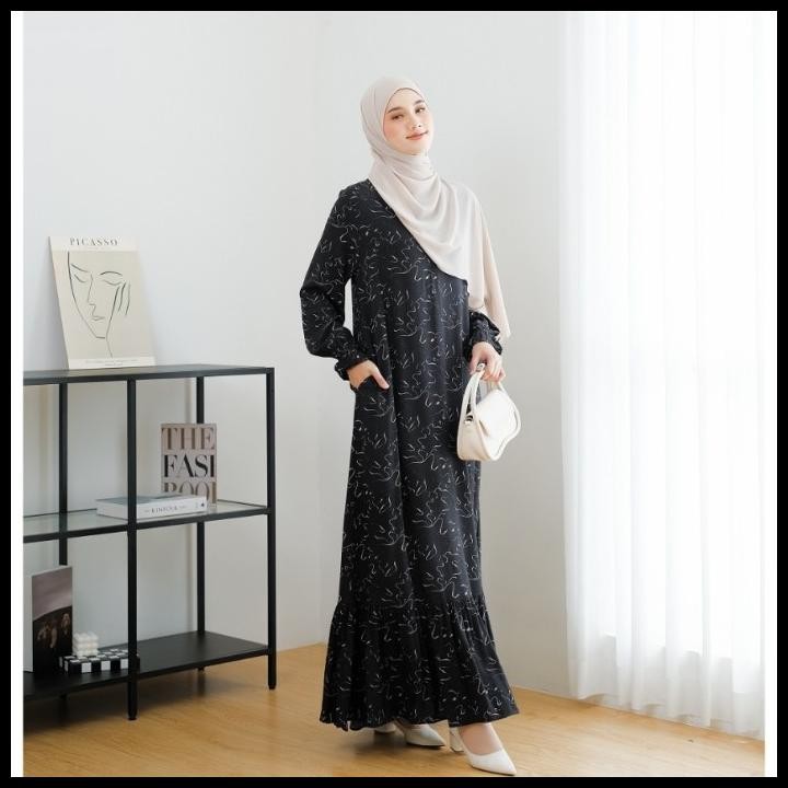 Terlaris Baju Gamis Lebaran Terbaru Dress Muslim Syari Wanita Baju Gamis Abaya Acara Pesta Kondangan
