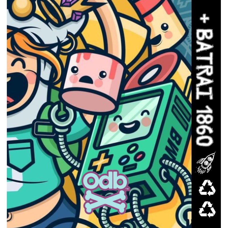 

Premium Cut - Famstore Stiker Wrap Baterai 18650 Art Random Dan Anti Gores 19 Garskin Stiker / Case Custom Terlaris 2PCS/ Fullbody