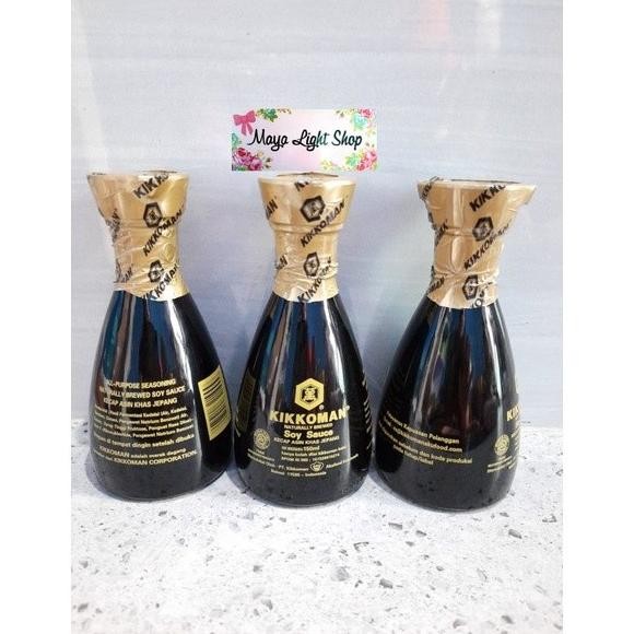 

shoyu dispenser kikkoman 150ml soy sauce kecap asin sushi halal termurah
