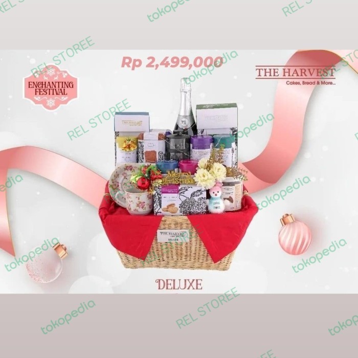

PROMO !!! SALE TERLARIS THE HARVEST - DELUXE - HADIAH NATAL PARCEL CHRISTMAS HAMPERS BOX 2023 READY