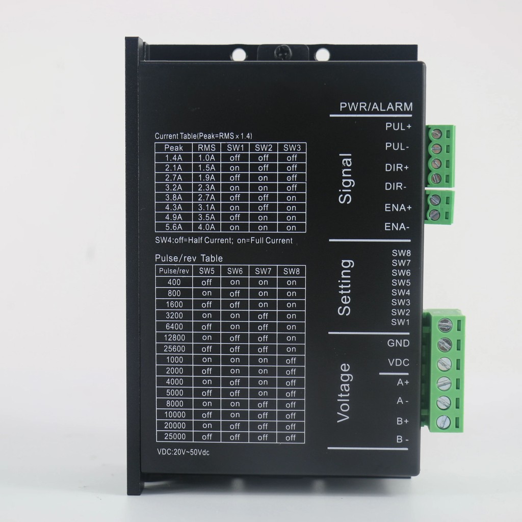 HRN Hybird stepper driver MC860G DC24V-90V match for Nema23 Nema24 nema34 open loop stepper motor