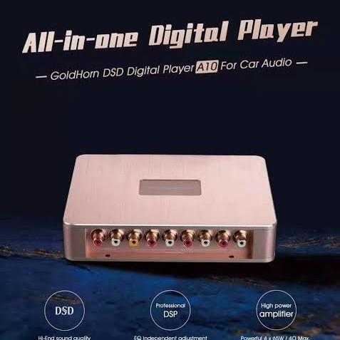 DSP AMP HIGH RES AUDIO PLAYER GOLD HORN A10 GARANSI RESMI