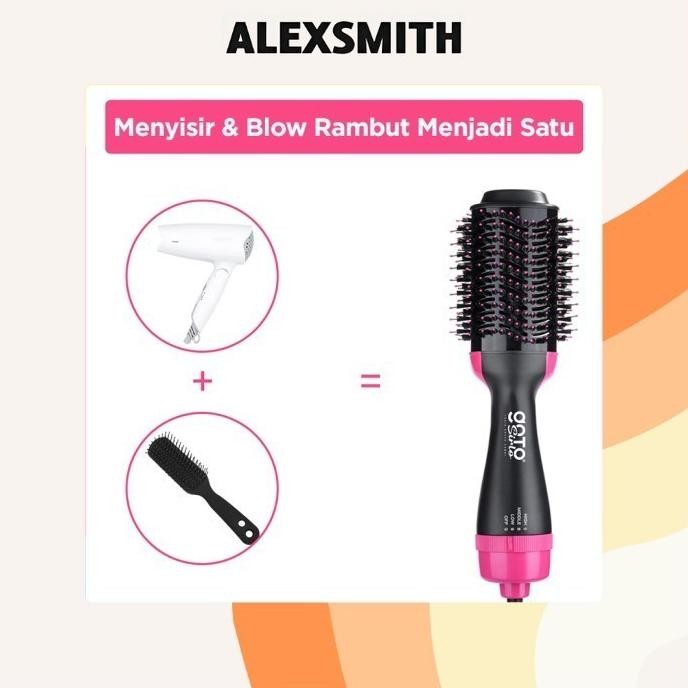 goto sirlo hair dryer comb sisir blow pelurus curly pengering rambut