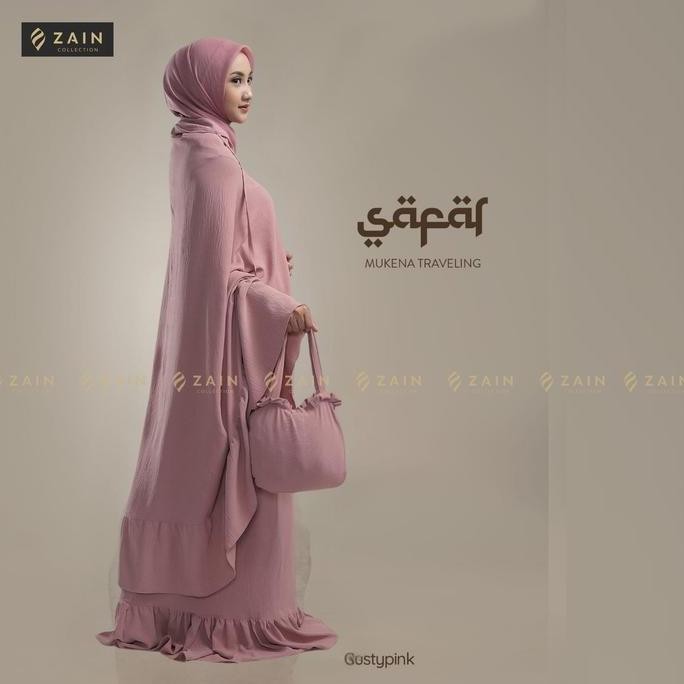 SAFAR>> Mukena dewasa traveling / Mukena Terbaru 2024 Mukena premium Mewah By ZAIN Collection Terlar