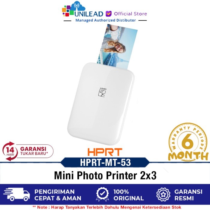 HPRT MT53 mini printer foto portable bluetooth connection