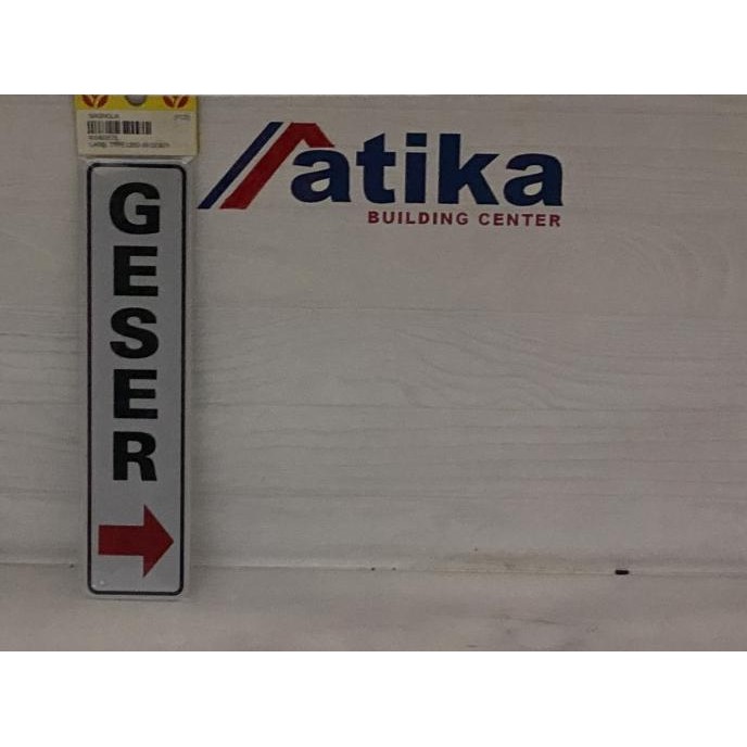 

#####] LABEL TYPE LABEL STICKER PINTU LBS3 09 GESER