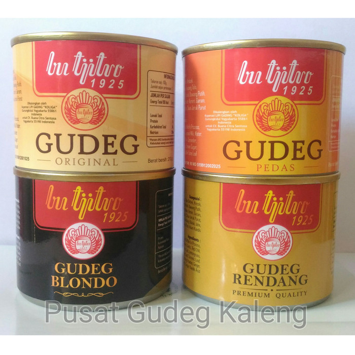 

Gudeg Kaleng Bu Tjitro Paket Komplit