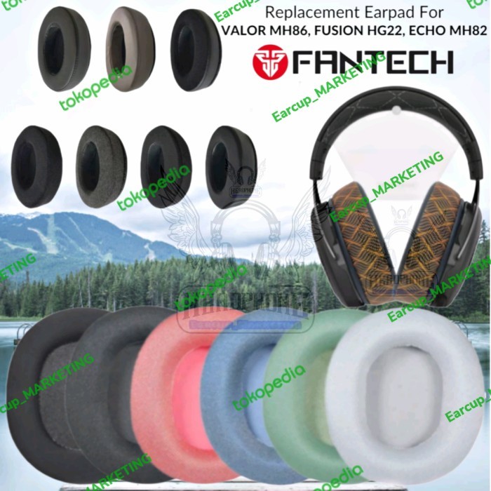 Earcup Earpad Fantech Valor Echo Mh82 Mh86 Hg22 Fusion Headset Gaming