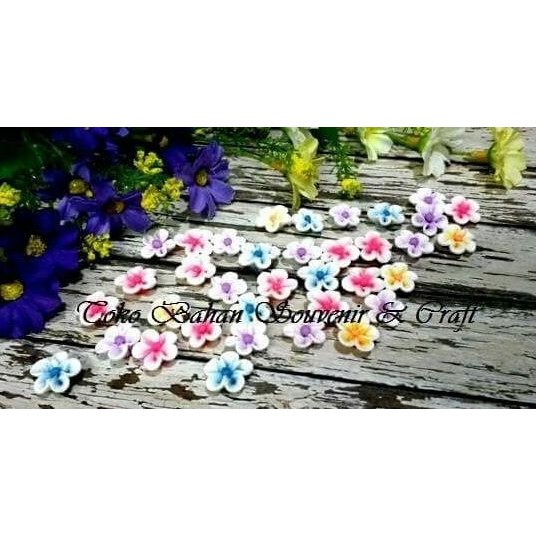 

populer] bead clay bunga simple 15 mm