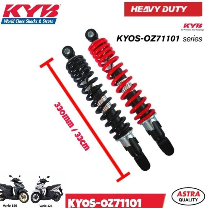 SHOCKBREAKER SHOCK BELAKANG VARIO 125 VARIO 150 KYB HEAVY DUTY 330 MM