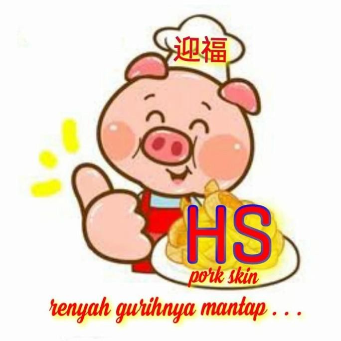 

kerupuk kulit babi HS per ball isi 20bks PS