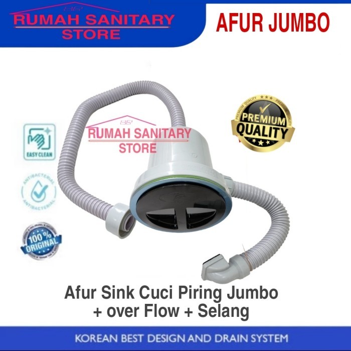 Afur Sink Cuci Piring JUMBO + OF Set Avur bak cuci piring Original