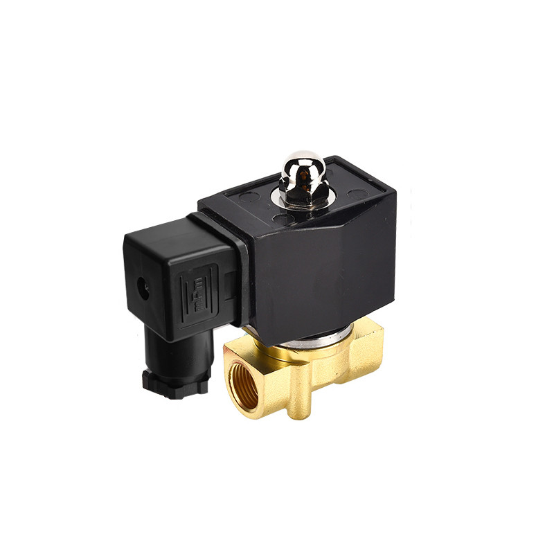 HWG DN10 Brass IP65 Waterproof Liquid Solenoid Valve  Normally Closed  Normally Open Solenoid Valve