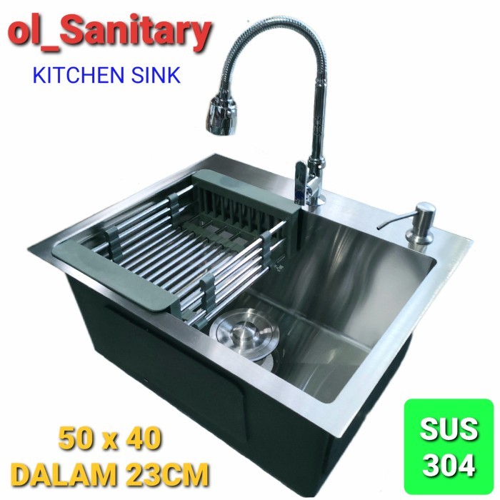 bak cuci piring stainless bcp / bak cuci piring tebal/rak cuci piring