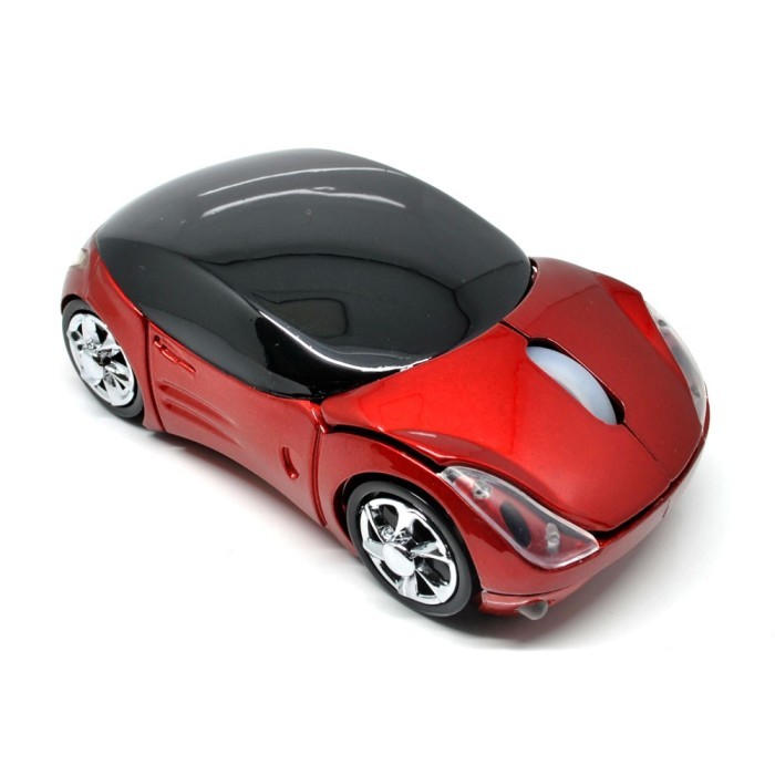 Mouse Wireless Karakter Kartun Lucu Mobil Mouse Bluetooth PC Laptop