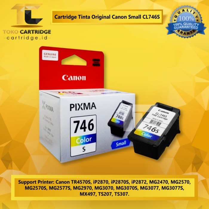 Cartridge Original Box PG745s CL746s Printer Canon MG2570S TR4570S