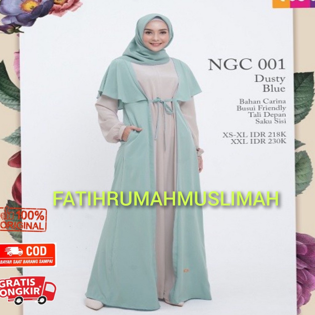 PROMO GAMIS NIBRAS / GAMIS DEWASA / NGC 001 DUSTY BLUE / NGC 001 / NIBRAS GAMIS / NGC 001 NIBRAS