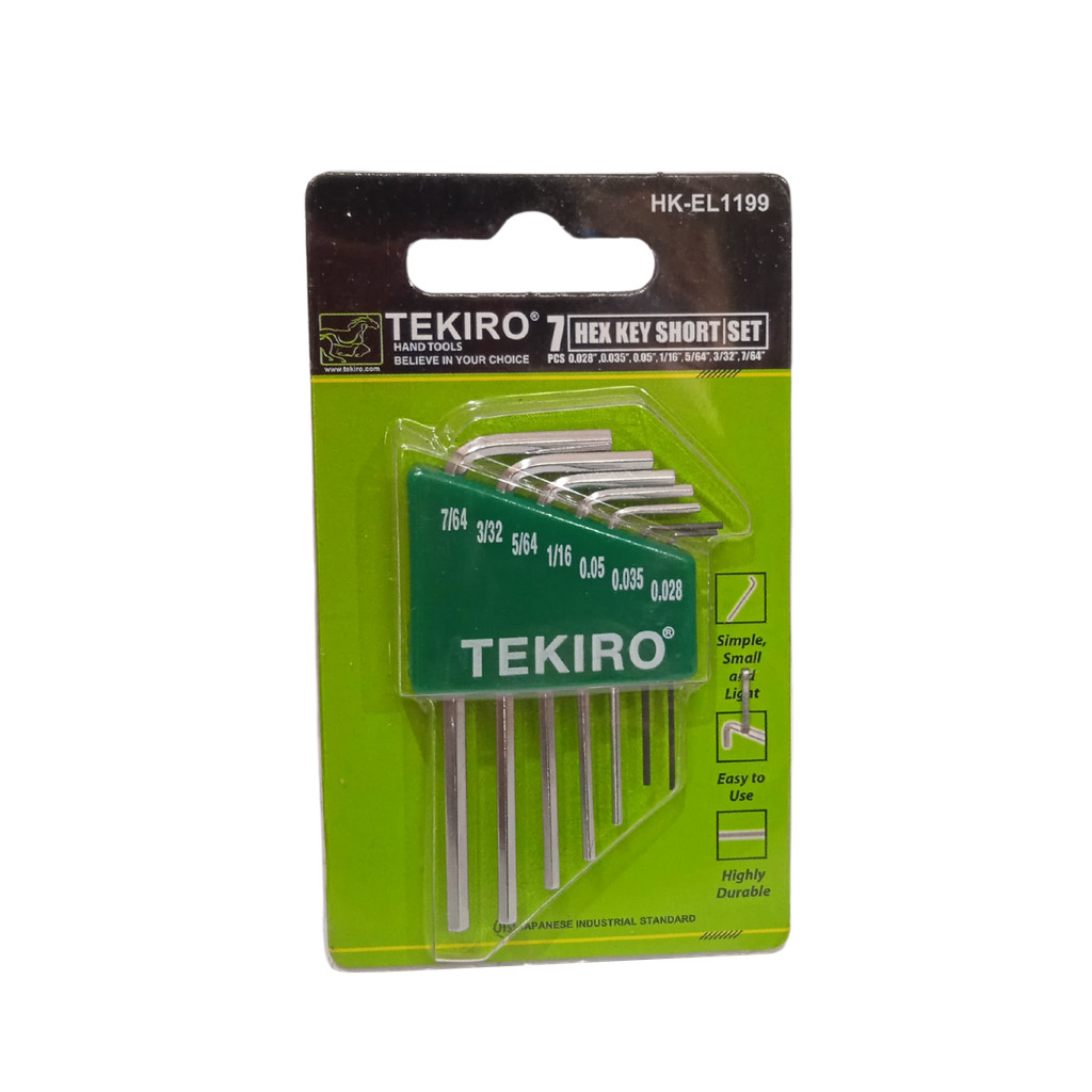 KUNCI L SET ELEKTRONIK 7 PCS INCH TEKIRO