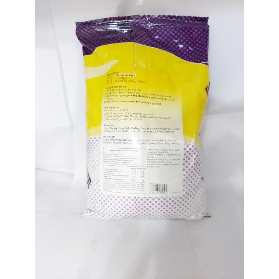 

BARANG TERLARIS Zibrownie Light Zeelandia 1 kg