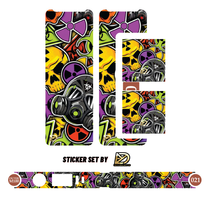 

Premium Cut - Resikoid Fs Stiker Label M100 Cutting Logo Emblem Centaurus 21 Garskin Stiker / Case Custom Terlaris 2PCS/ Fullbody