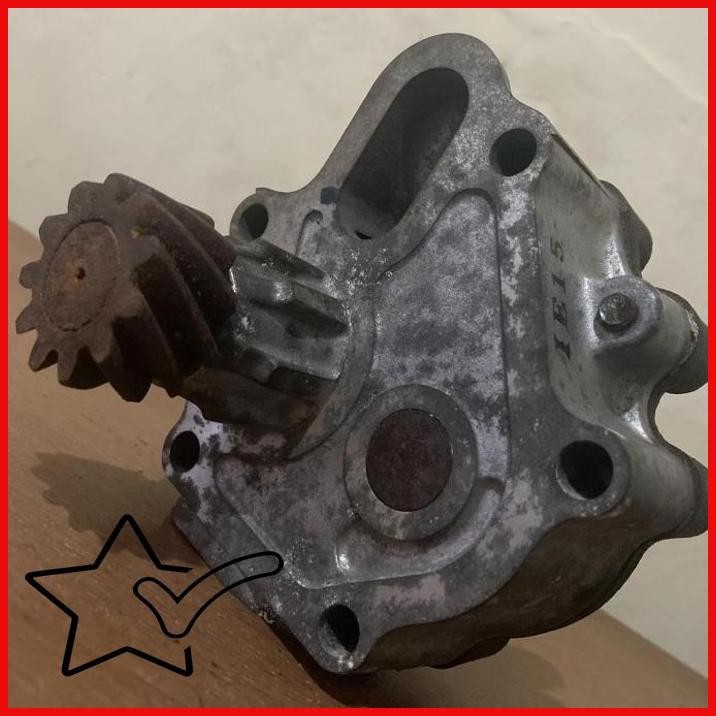 [PDS] OIL PUMP POMPA OLI TRUK FUSO TUA GAWIR T653 MITSUBISHI GENUINE JAPAN