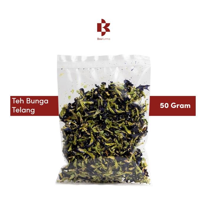 

Teh Bunga Telang 50 Gram Butterfly Pea Tea - Teh Telang Kering Biru