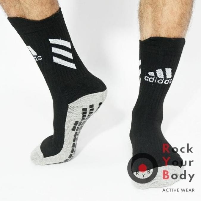 Kaos Kaki Futsal Anti Slip Pendek Adidas Airezz Grip Ori Bola Soccer IS81