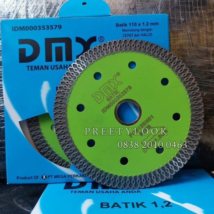 mata Gerinda potong 4 Inch DMX pisau potong Granit diamond turbo Batik