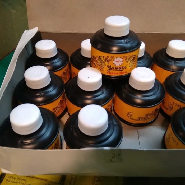 

TERBARU Black ink Kaligrafi Caligraphy Waterfroof Anti Air Tinta Yamura BISA GOSEND!