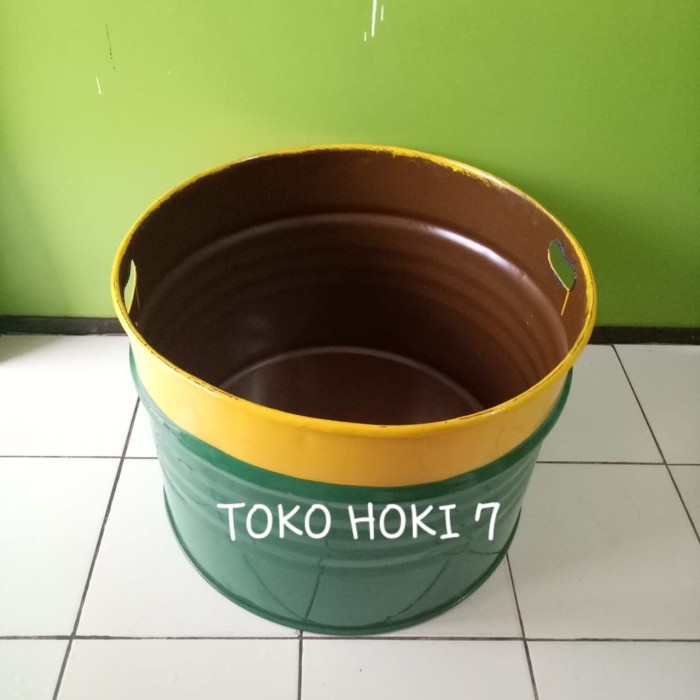 TONG SAMPAH BESI/DRUM SAMPAH BESI/TONG PEMBAKARAN/POT/DRUM BESI 100L