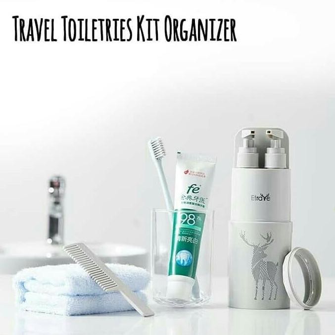 BOTOL SABUN CAIR UNTUK TRAVEL / TEMPAT SIKAT GIGI ODOL UNTUK TRAVEL