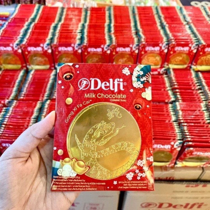 

Delfi Gold Coin 10X25Gr Milk Chocolate Coklat Coin